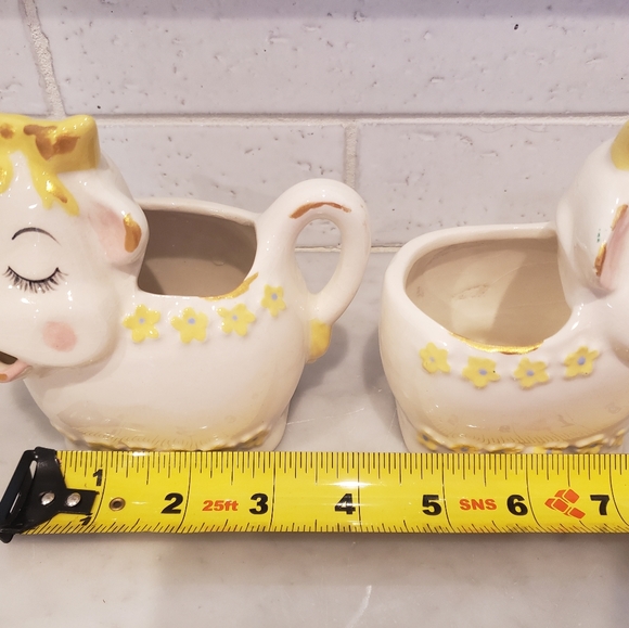 Source Unknown Dining Kitchy Cow Sugar And Creamer Set Poshmark